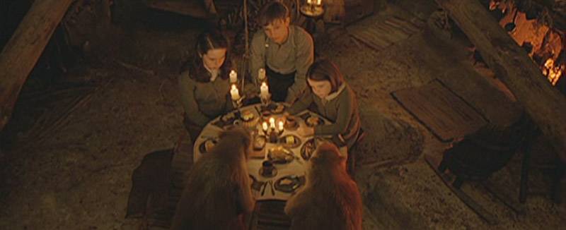 Cena en la Casa de los Castores