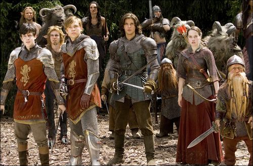 Caspian y los Pevensie