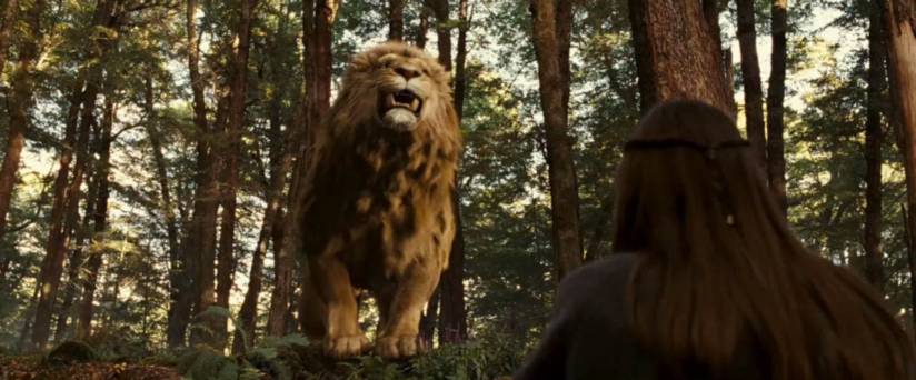 Lucy encuentra a Aslan