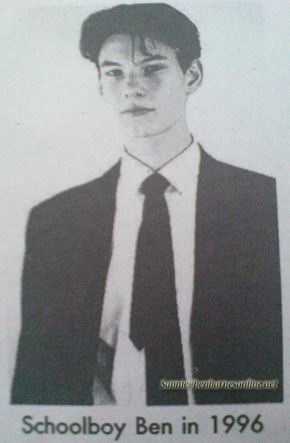 Ben Barnes en el ao 1996