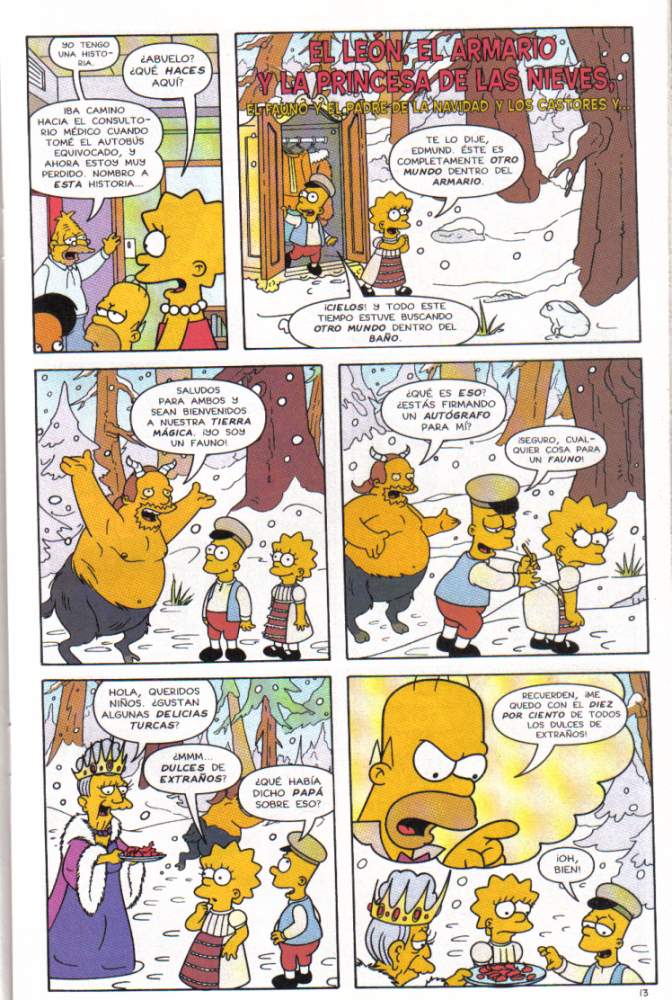 Comic de los Simpsons: Primera Pgina