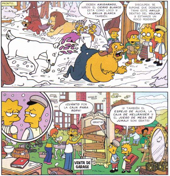 Comic de los Simpsons: Tercera Pgina