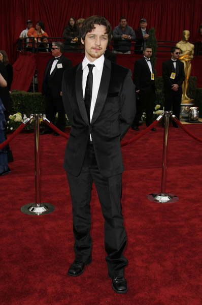 James McAvoy en la ceremonia de entrega de los Oscars (2007)